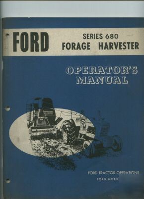 Ford tractor series 680 forage harvester manual 