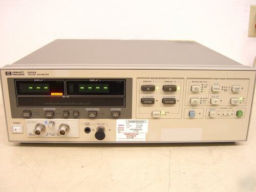 Hp (agilent) 8508A vector voltmeter w/ 85082A module