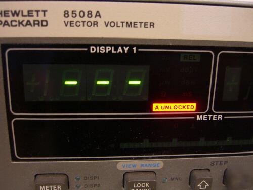 Hp (agilent) 8508A vector voltmeter w/ 85082A module