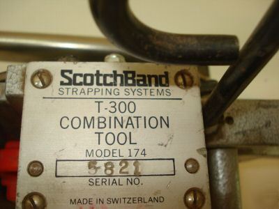 Scotch band t-300 combination strapping tool