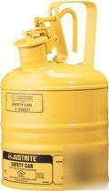 Justrite type i safety can - 1 gallon (yellow)