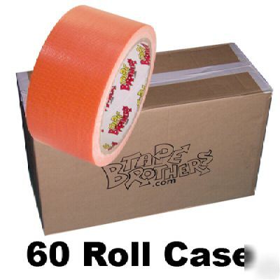 60 roll case of orange duct tape 2