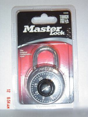 New master lock combination locker padlock black 