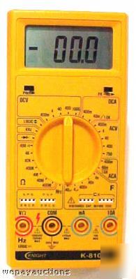  digital & analog meter k-810B knight w/ case bin w