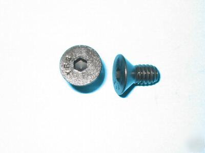 100 flat head socket cap screws- size: 5/16-18 x 2