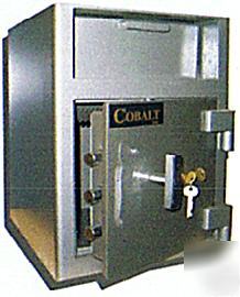 (2) drop deposit cash safes key lock safes (bulk lot)