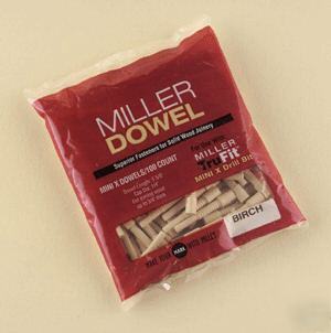 Miller dowel joinery mini-x oak dowels 100PCS.
