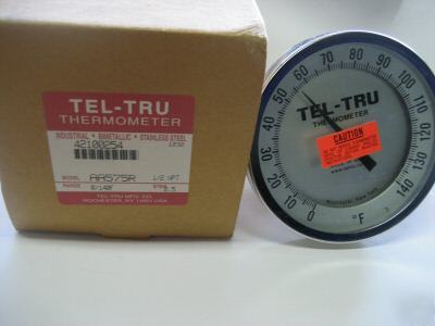 Tel-tru bi-metal thermometer (AA575R) 0-140F range 