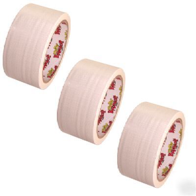 3 rolls white duct tape 2