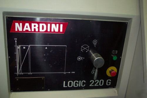 Nardini cnc/manual logic 220 g lathe/FANUCTA20 ez path