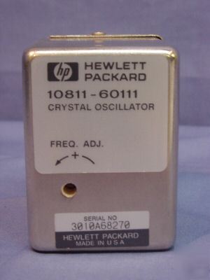 Hp 10811 10 mhz hi stability crystal oscillator tested 
