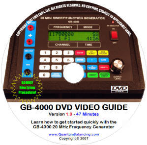 Gb-4000 sweep function frequency generator 2007 
