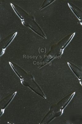 New 1 lb black chrome metallic powder coating ( )