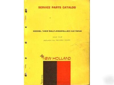 New holland 1469 baybine service parts manual