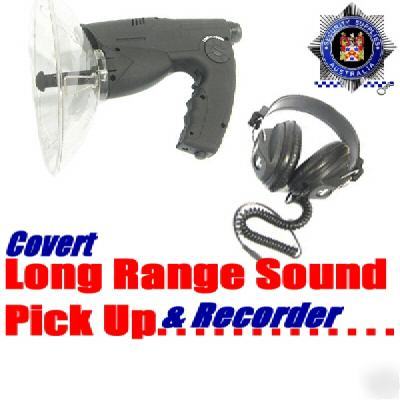 Long range listening device with head-set + recorder