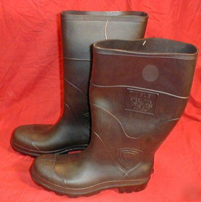 New tingley steel toe pvc safety boot brand size 12