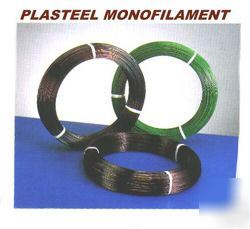 Plasteel mono. black fencing wire 4.3MM dia x 800M W5
