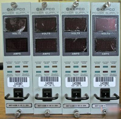 Kepco power supply modules mst-6-20M