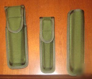 New 3 pc. set bianchi accumold duty belt items od green