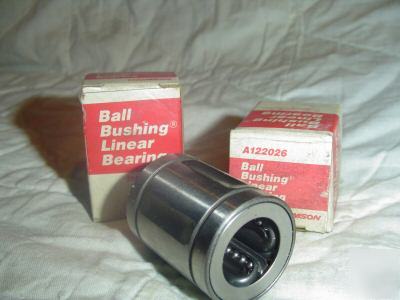 (2) lot nos thomson linear ball bearing A122026