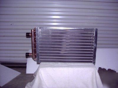 12X18 heat exchanger for use with outdoor wood furnace