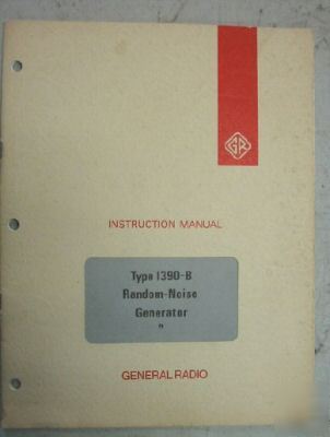 Gr 1390B random noise generator original manual