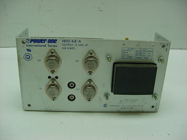 Power one HD12-6.8-a power supply 12VDC 6.8 amp