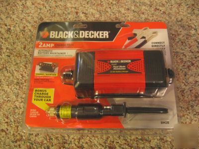 Black & decker smart battery charger maintainer 2 amp