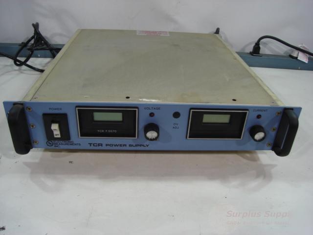 Electronic measurements tcr 7.5S70 dc power supply