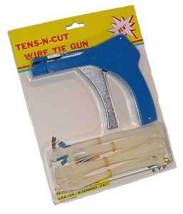 New zip tie cable gun w/60 ziptie cable tools w@w 4109