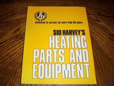 1984 sid harvey's heating parts and equipment catalog 