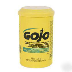 Gojo lemon pumice hand cleaner - 4.5LB refill - 6/case