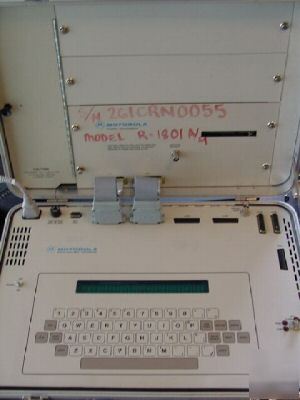 Motorola r-1801A radio programmer suitcase programmer