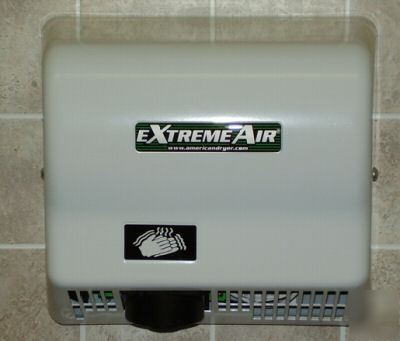 New extremeair automatic restroom hand dryer 120V steel
