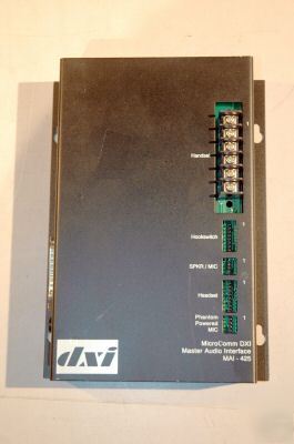 Microcomm dxi intercom master station mai-425-2 used 