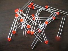 100PCS of 1.8MM red diffused leds,tower leds