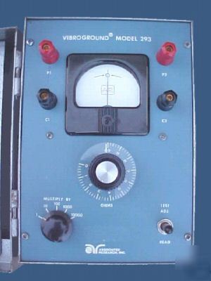 Associated research earth tester - model 293 (complete)