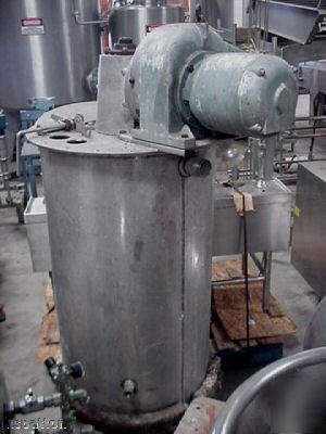 No - 75 gallon stainless steel mix tank