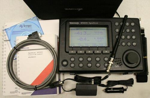 Tektronix signal scout RFM151 coax catv rf meter 