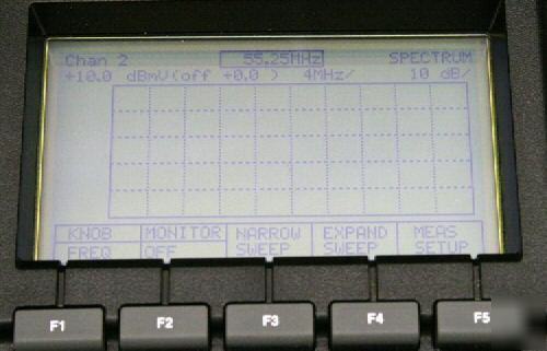 Tektronix signal scout RFM151 coax catv rf meter 