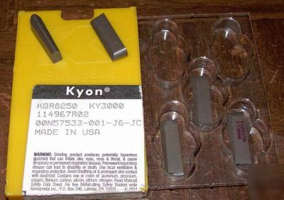 5 kennametal kyon cutting inserts KGR8250 KY3000