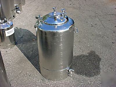 100 liter 316 stainless steel 31 inch pressure tank 