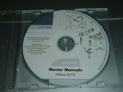 Nissan warehouse equipment parts cd - issue 2007A