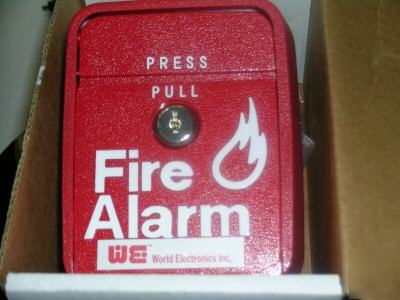World electronics 302 double action manual fire alarm 