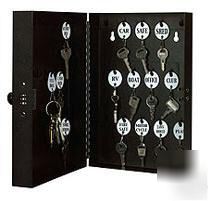 New amsec 28 key cabinet w/ combination lock wall mount 