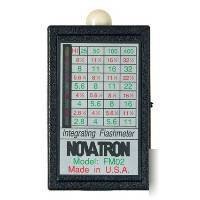 Novatron incident flash meter with digital led displa