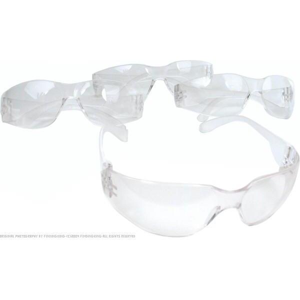 4 safety glasses clear eye protection shooting tools