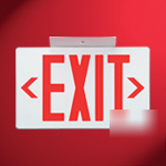 Surelite white/red exit emergency light. self powered