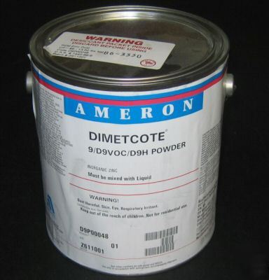 Ameron dimetcote D9H zinc powder 13.5 lb can
