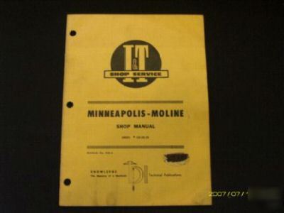 Minneapolis moline i&t manual gb ub zb
